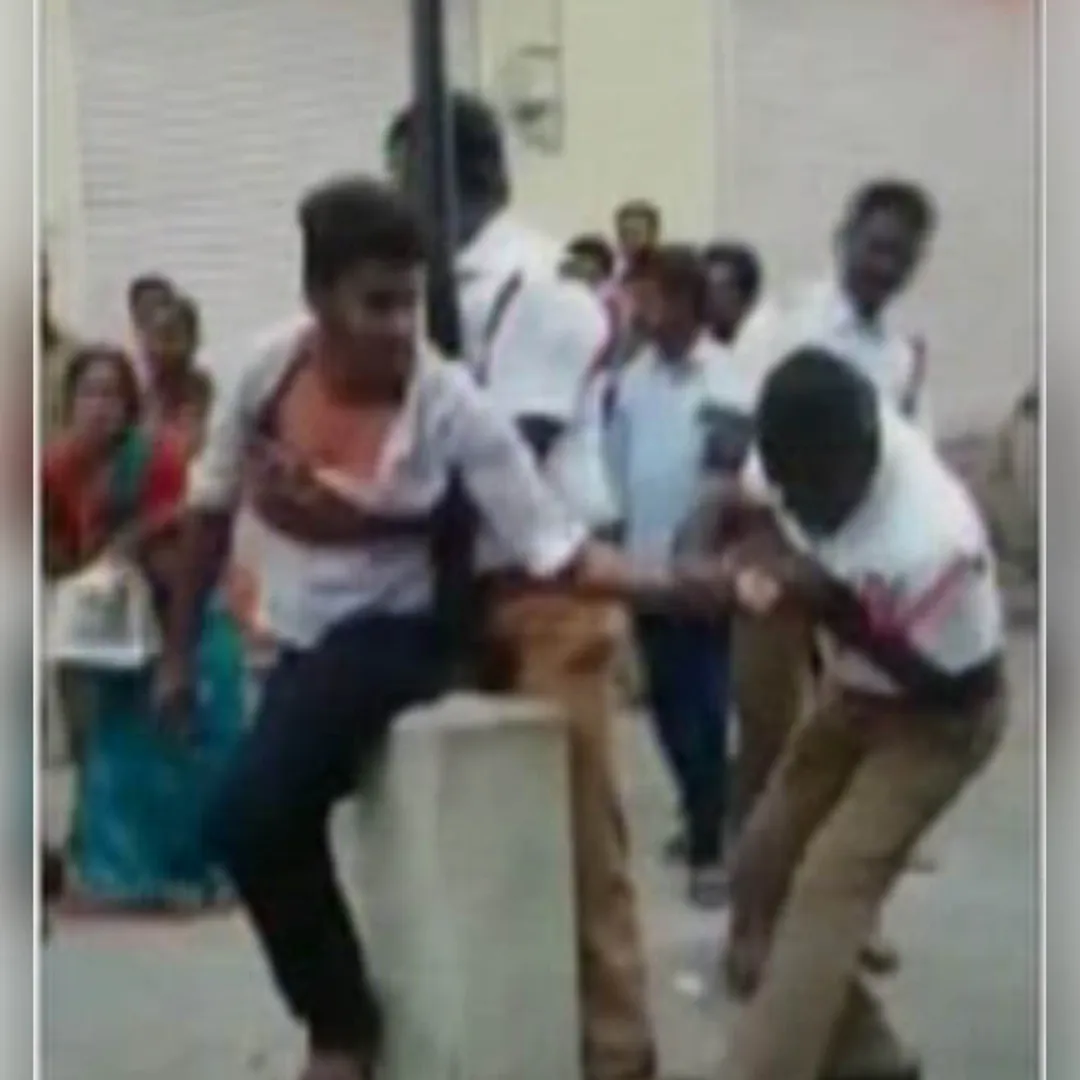 police attack